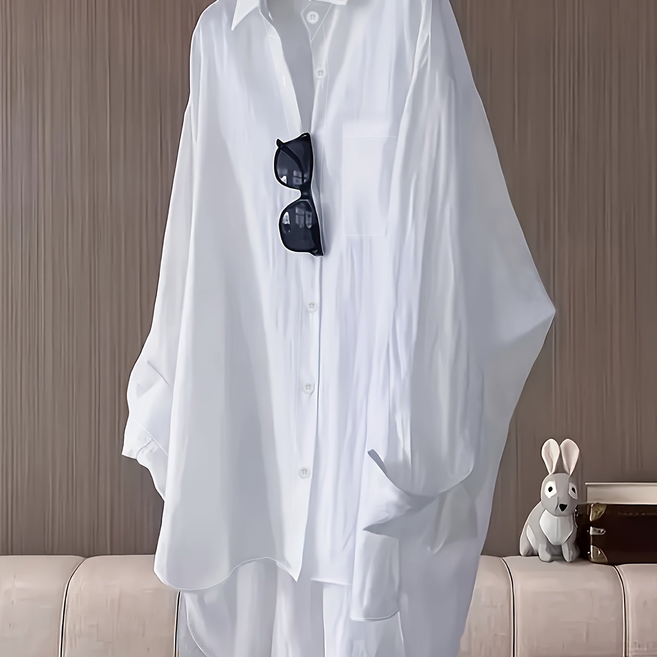 Plus Size, New European And Loose-fit Long-sleeve Versatile Women's Shirt