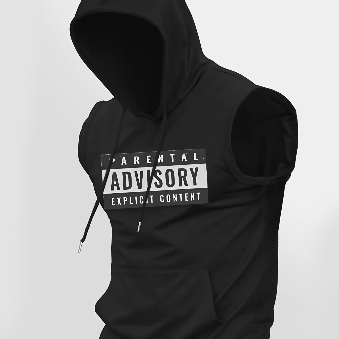 TEMU -shirt de sport décontracté d'été pour hommes, manches, avec un bonnet et un motif de , fabriqué en tissu tricoté, avec un imprimé 'Parental