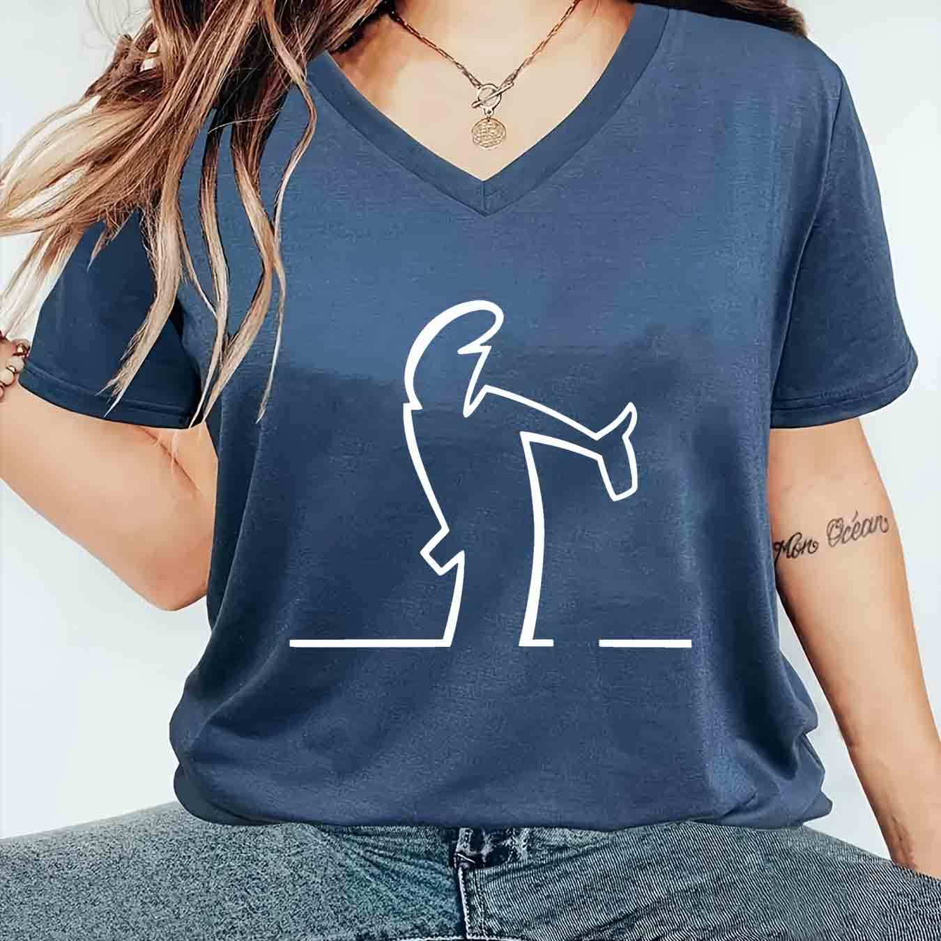 TEMU A Stylish And Casual Loose-fitting Short-sleeve T-shirt For Women, Featuring A Easy And Made Of, Wear And Sports