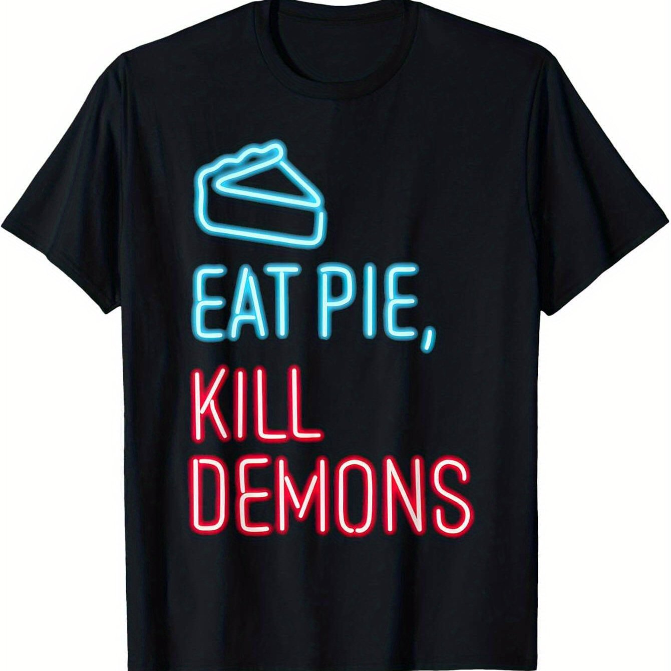 TEMU Demon Eating Cake - Supernatural T-shirt