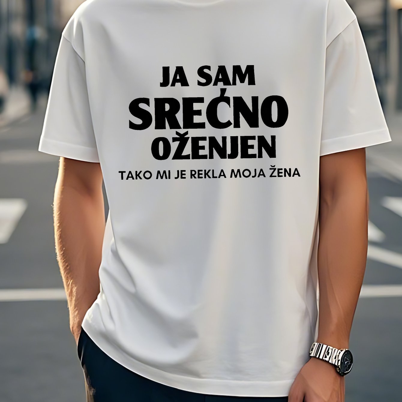 TEMU Funny Croatian Men's Short Sleeve T-shirt Summer T-shirt Top
