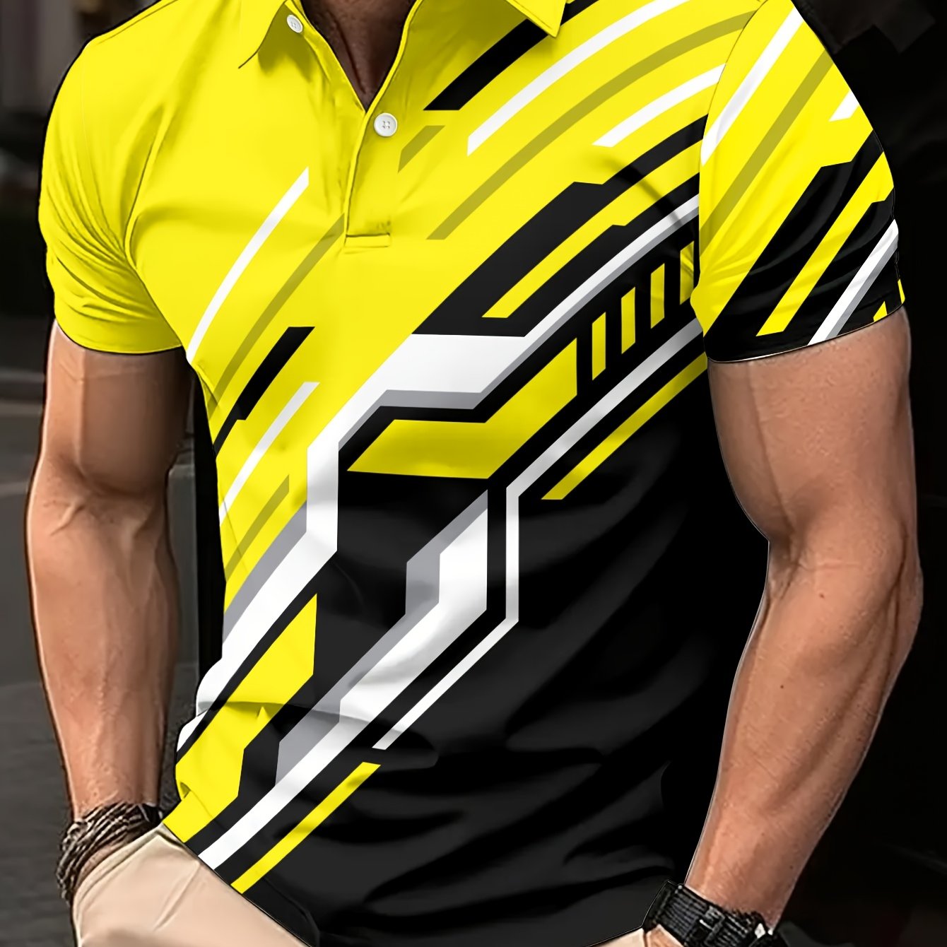 TEMU Men's Shirt Features A Easy And Stylish , A Casual Lapel, And Is Fashionable And Versatile. Suitable For Dates, Beach Vacations, And For Men. In