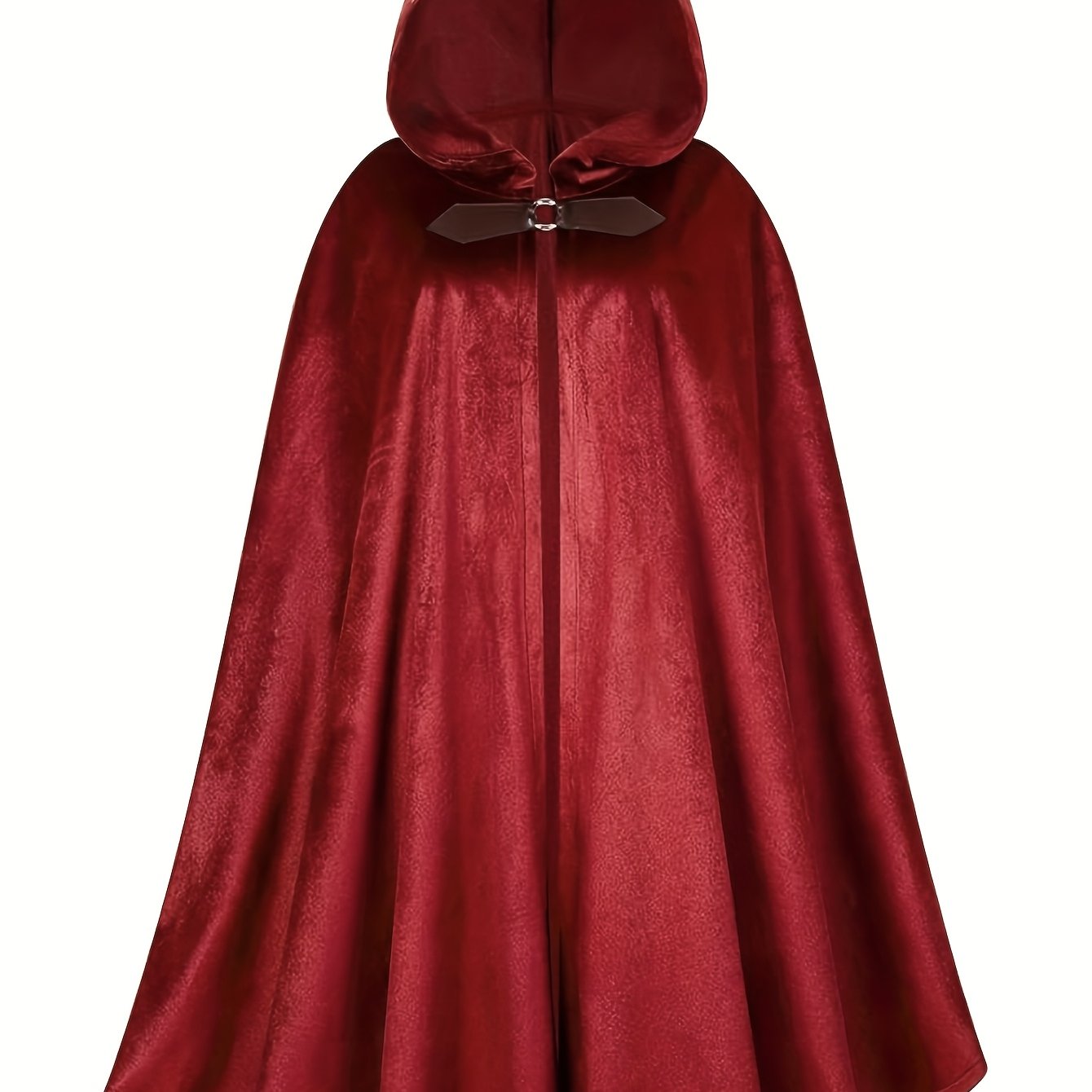 TEMU Christmas Cloak Cape Costume, Carnival Cloak Costume Performance Costume, Renaissance Hooded Cloak Velvet Cloak Victorian Cloak Medieval
