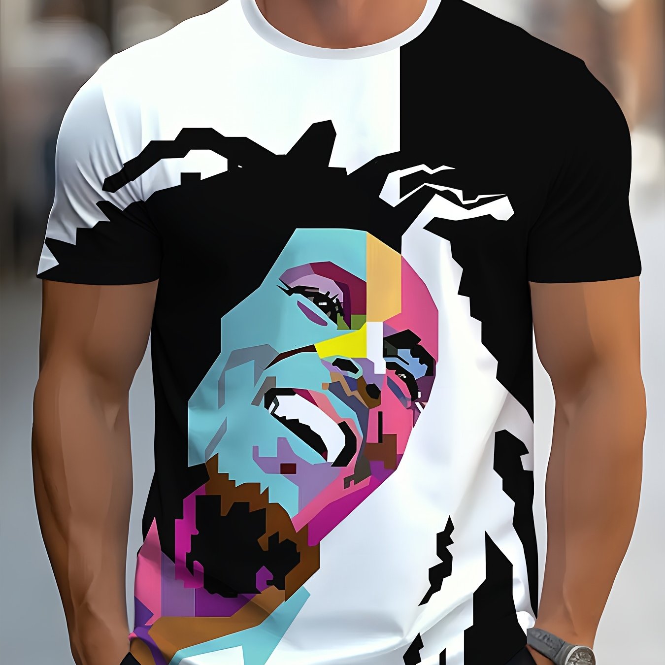 TEMU Men's Novelty T-shirt