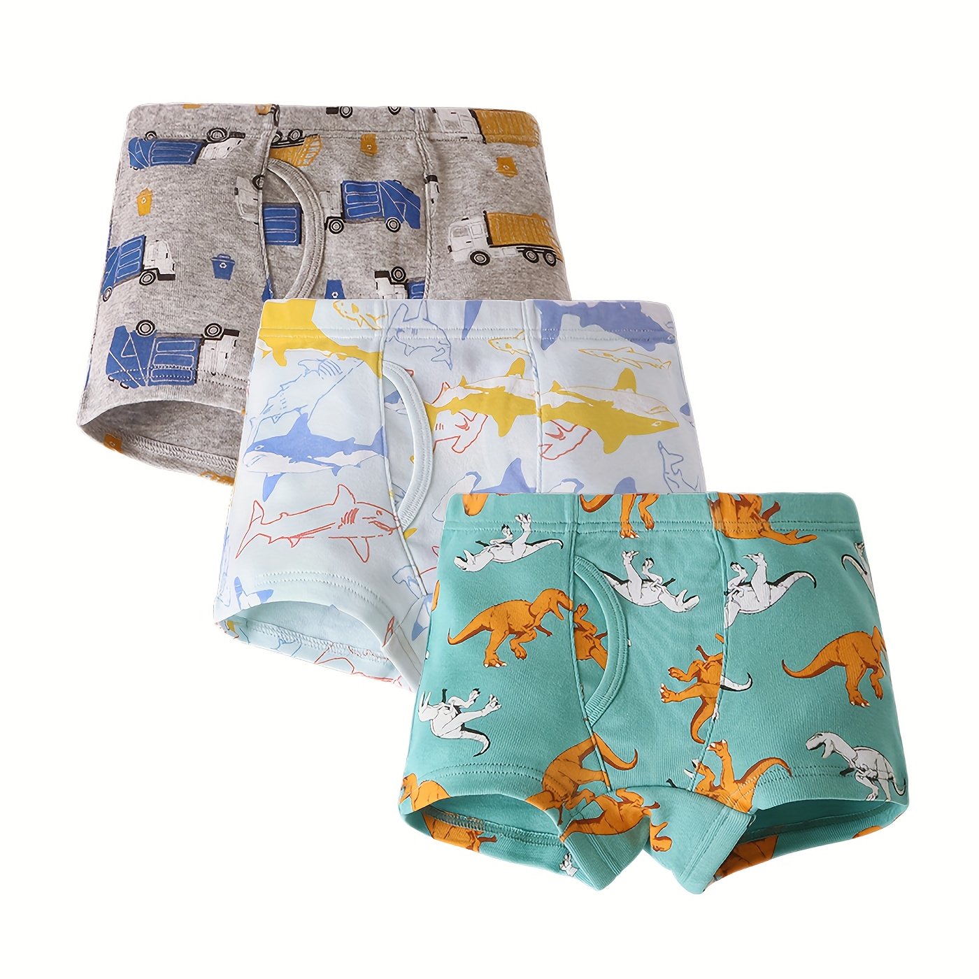 Toddler Boys Underwear Soft Breathable Cartoon Cars Planes - Temu