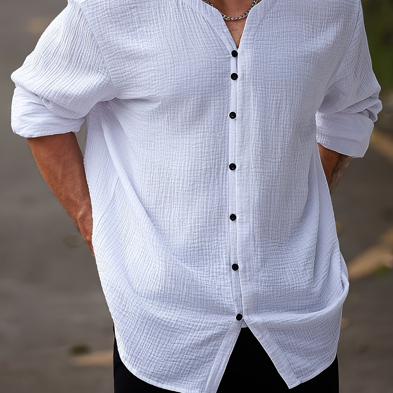 Men's Plus Size Shirt, Plus Size