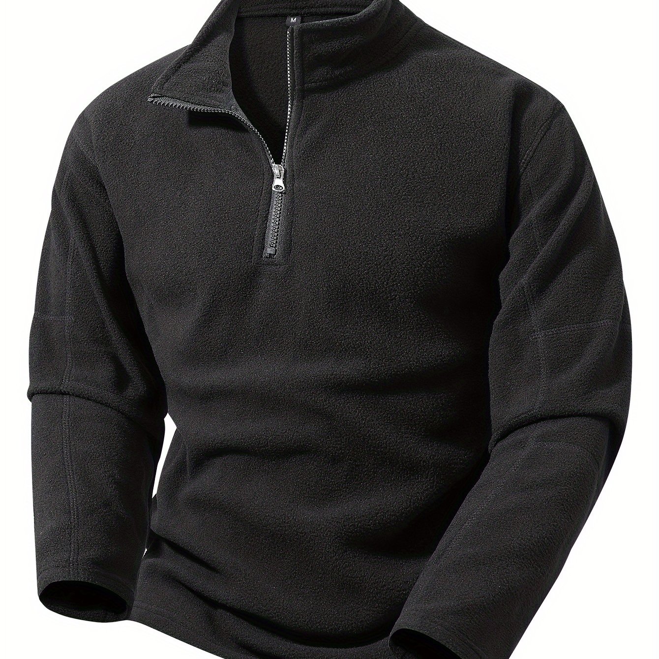 E-shop Herren Herbst- Winter-Neuheit Stehkragen Halbzip Langarm Sweatshirt Trendig Vielseitig Herren Fleece
