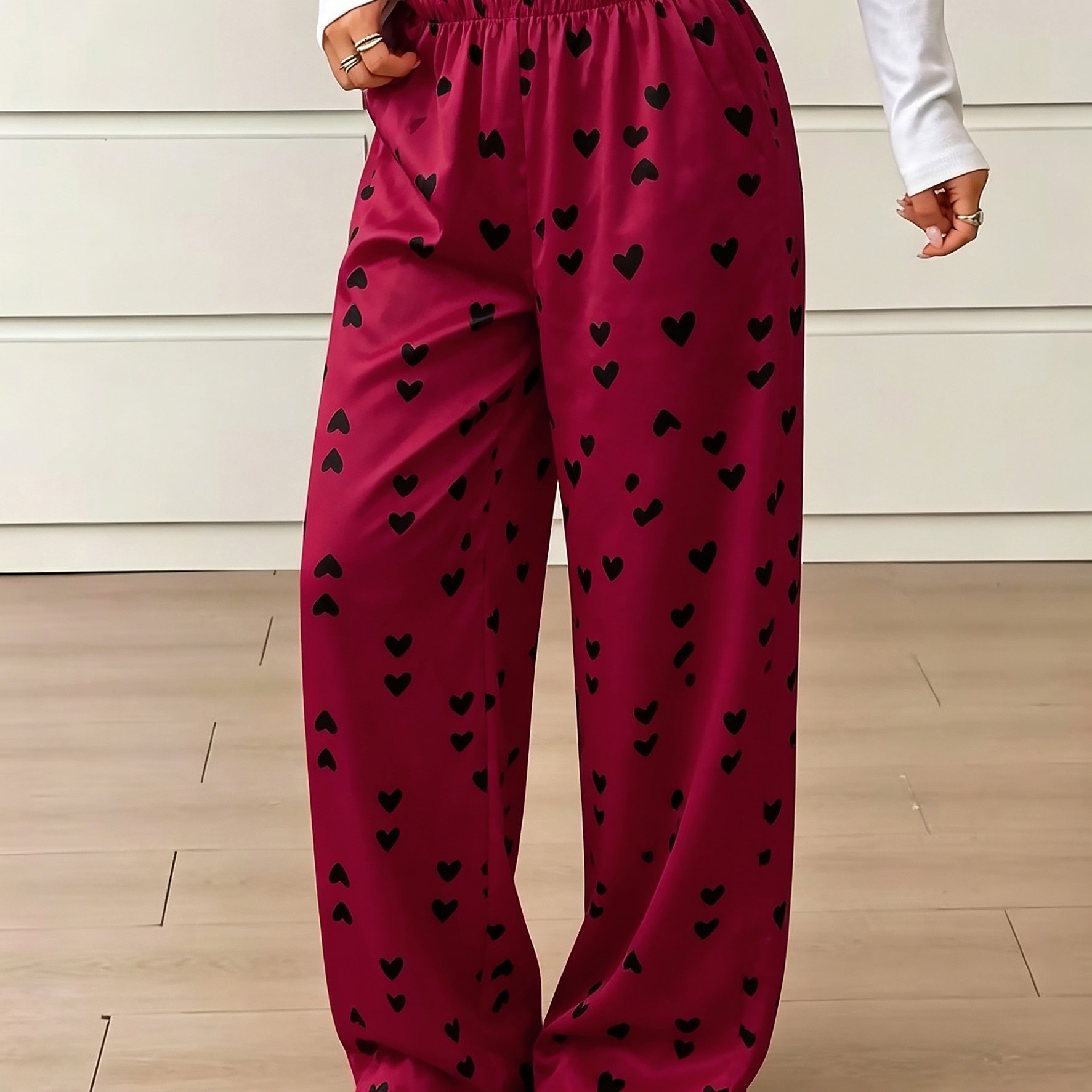 TEMU Love Comfortable Sweet Sleep Pants Breathable Pants