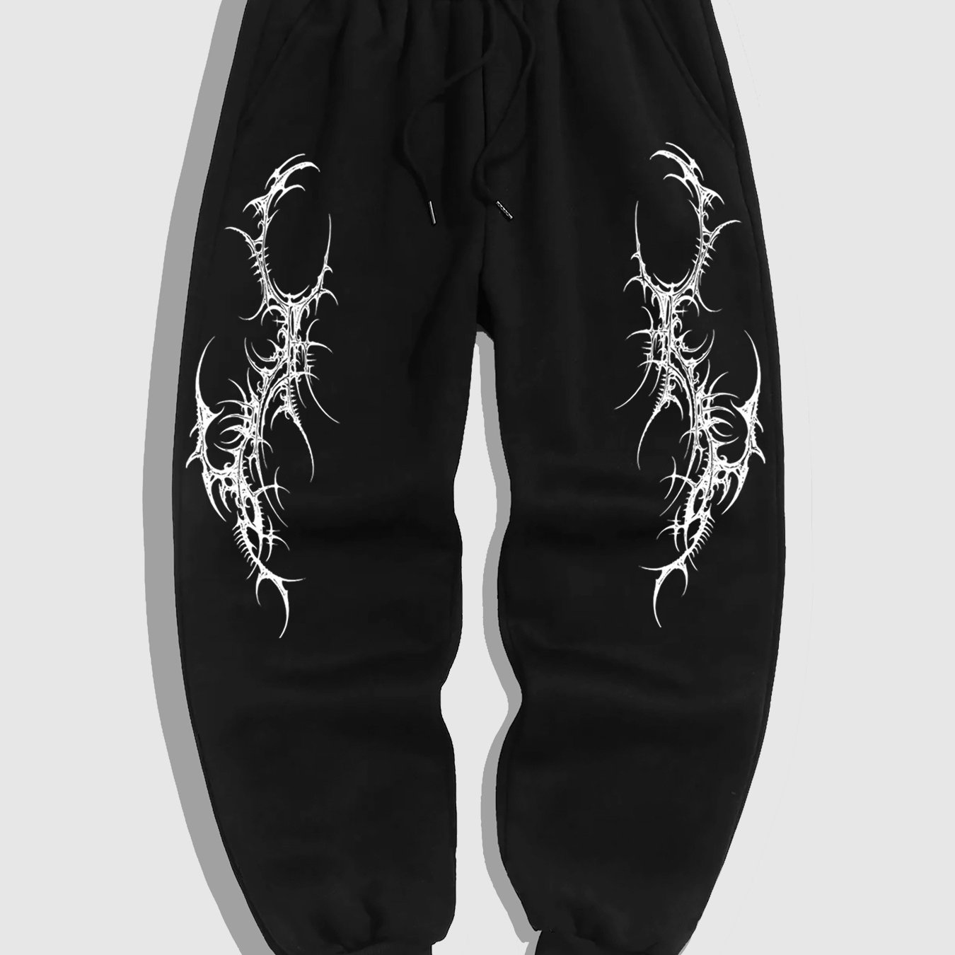 TEMU Gothic Dark Style Men's Outdoor Casual Jogging Pants