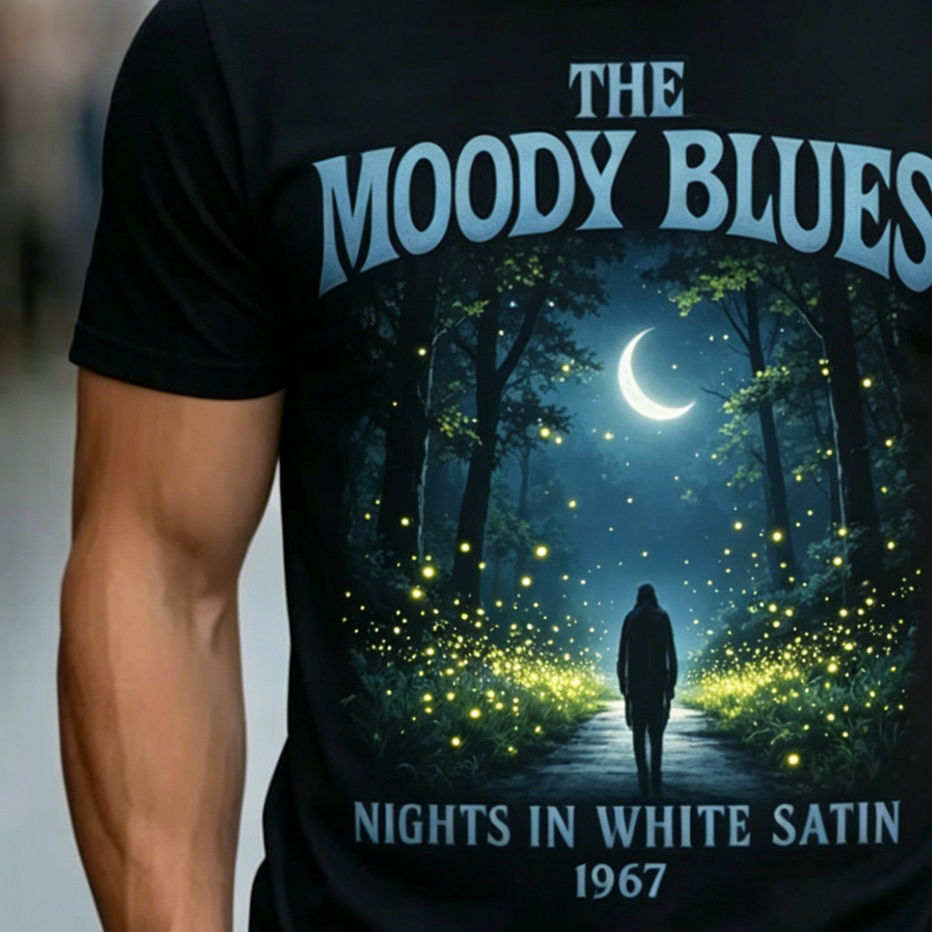 TEMU Men's The Vintage Band T-shirt - Retro Full-body Iconic Print Short Sleeve Crew Neck Tee, Oversized Fit Suitable For Casual Wear, & Music Fans,
