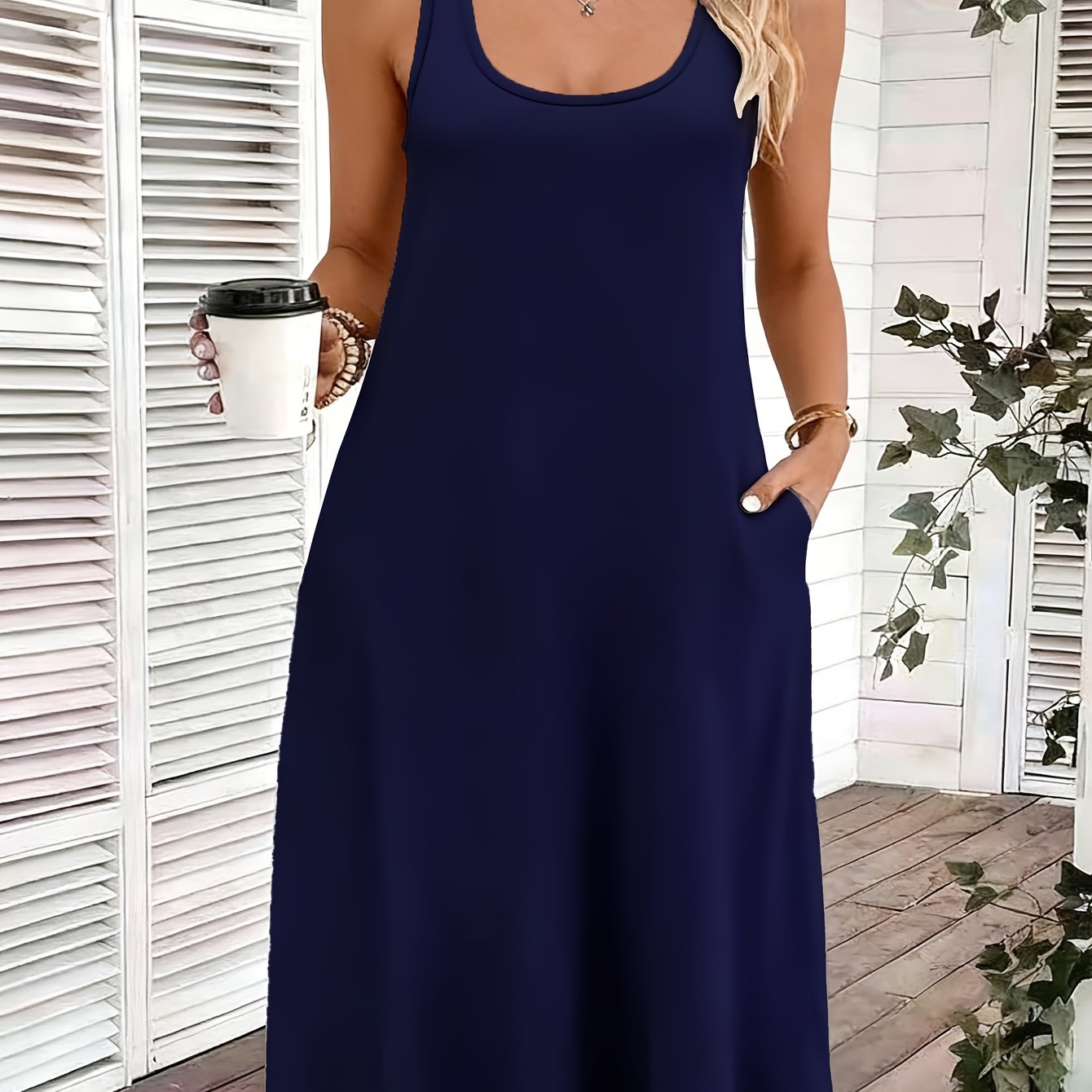 TEMU Plus Size, Fashion Women's Plus Size New Casual Dress