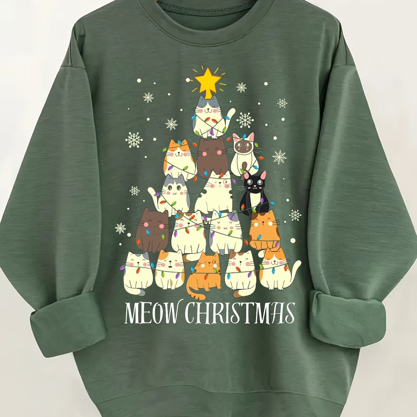 2024 Christmas European And Printed Women's Sweatshirt