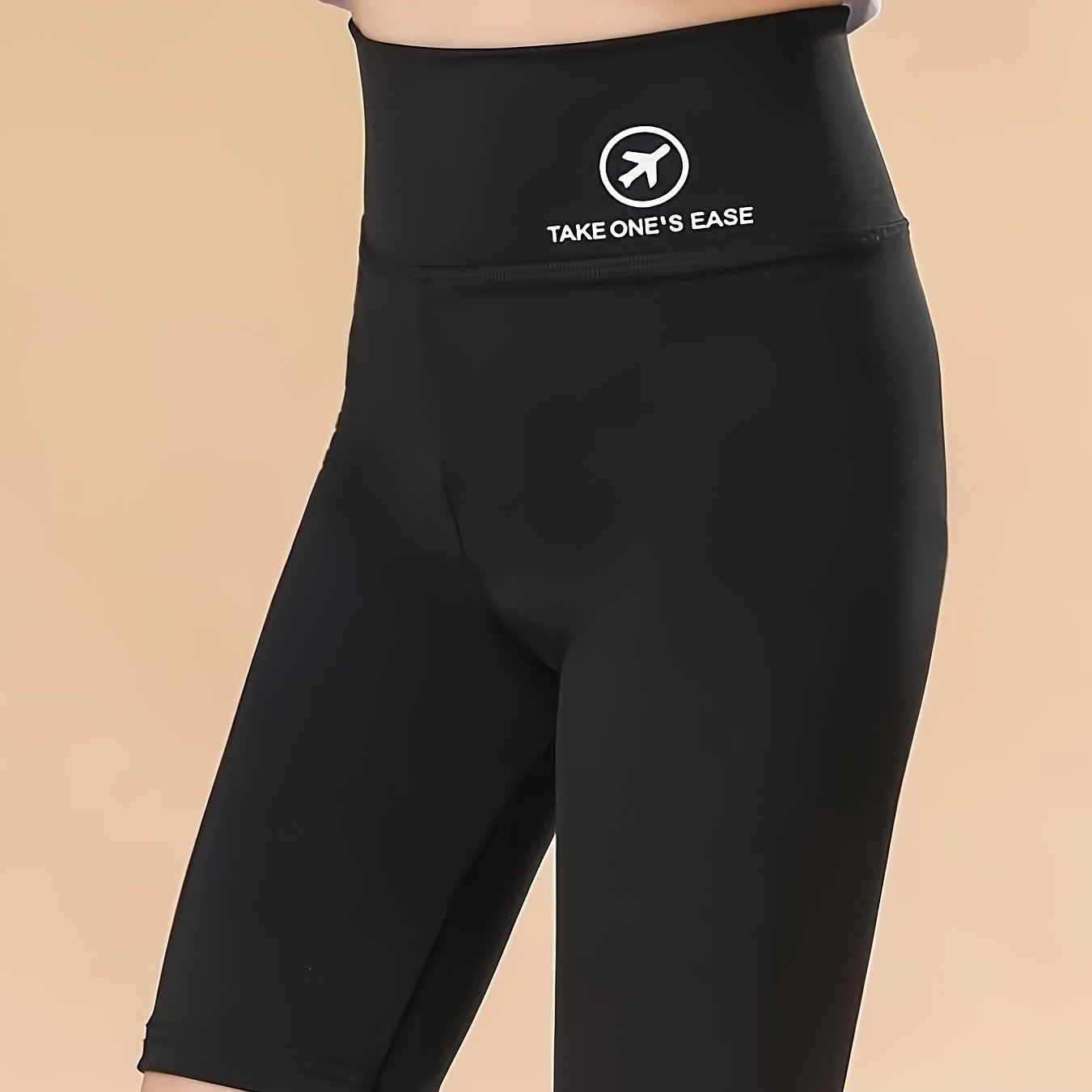 Image of Girls Leggings, Summer Thin Leg Slightly Stretch Shorts For Gym, Sports Yoga Shorts