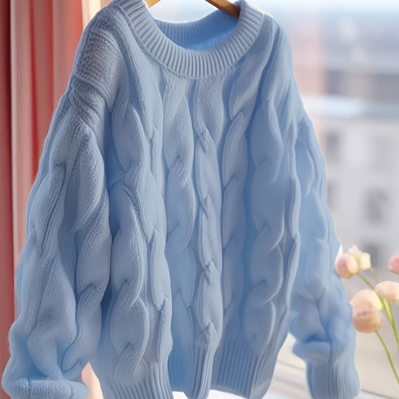 Women's Chunky Twist Pullover Sweater