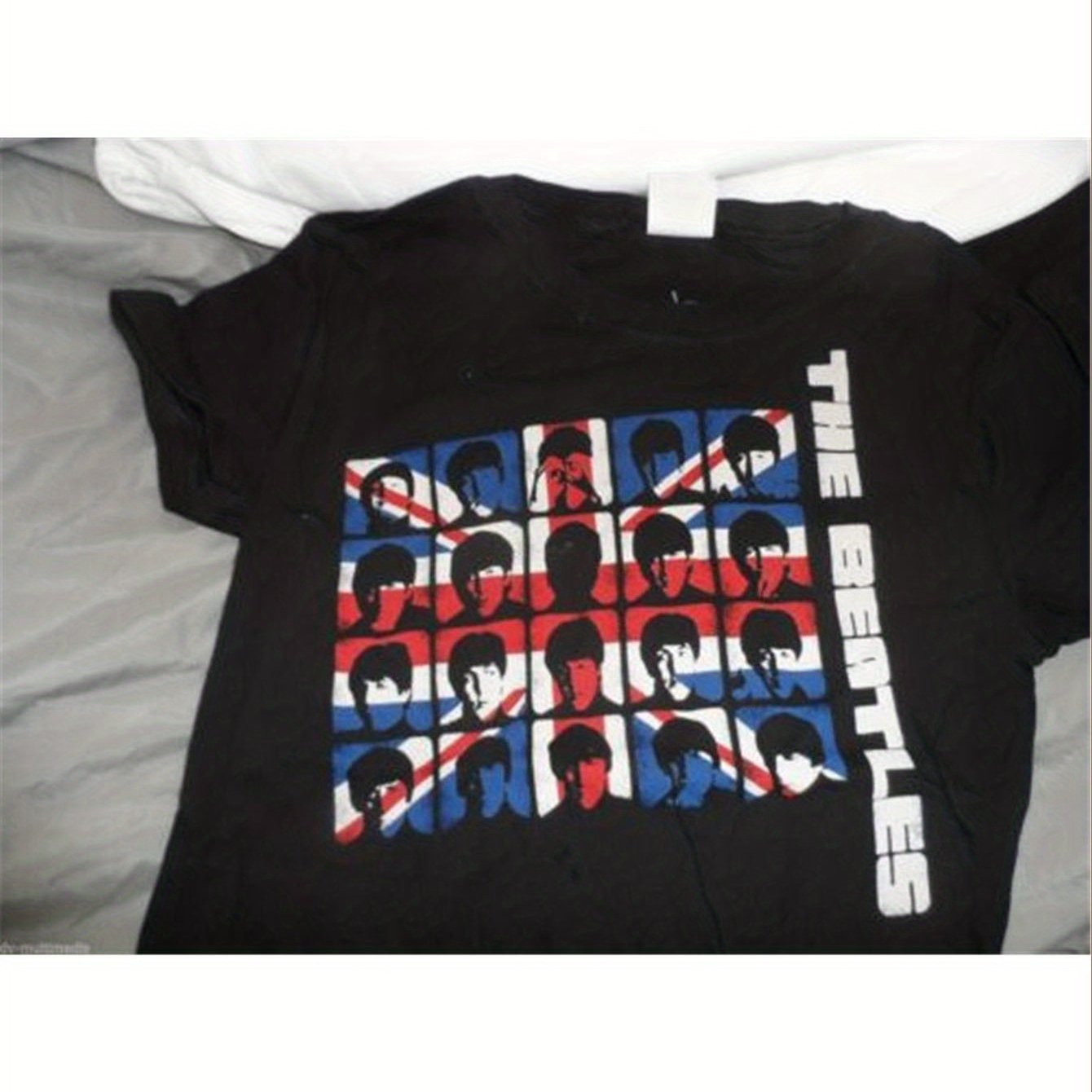 Image of The Band Graphic T-shirt - Official Album Art With John, , George & - Vintage Tee For - Soft Breathable Cotton Shirt - Iconic British Band Merchandise