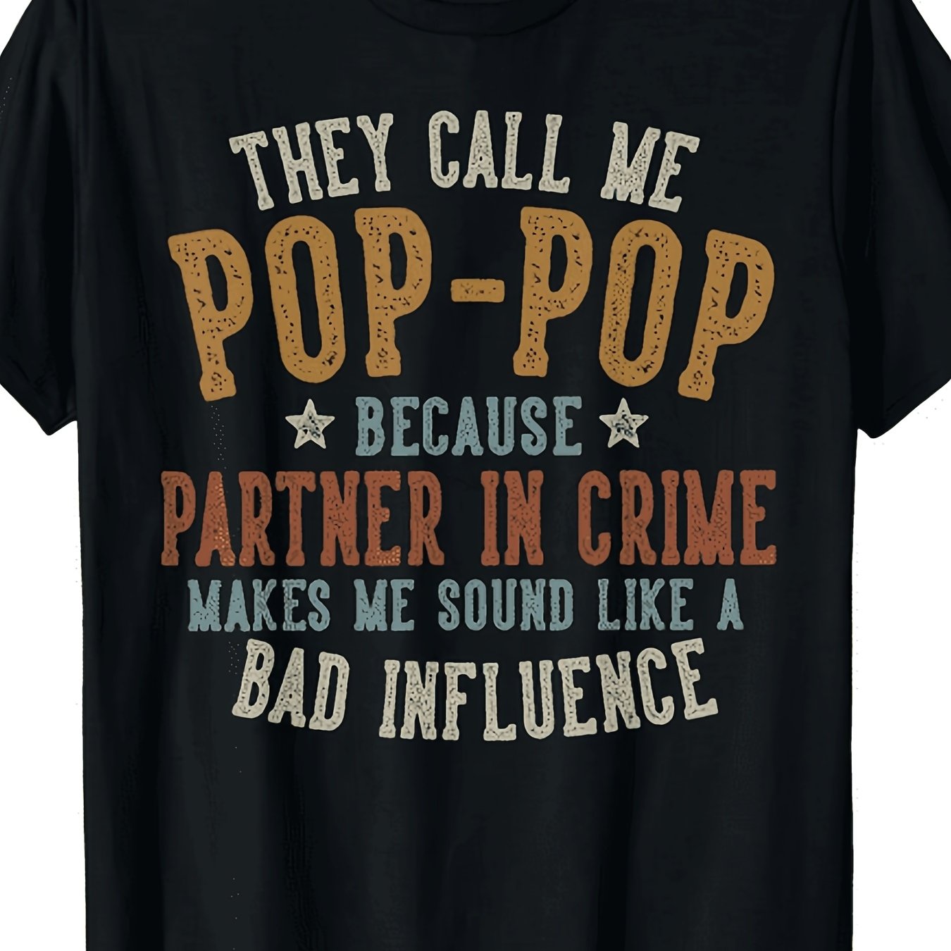 TEMU Funny Father's Day T-shirtsame Style For Men And Women 2025 Summer Short-sleeved Printed T-shirt Pure 220g