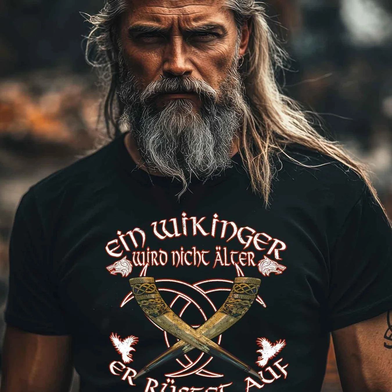 Viking Birthday Premium Shirt "one Age, He Up" Nordic Viking Wear