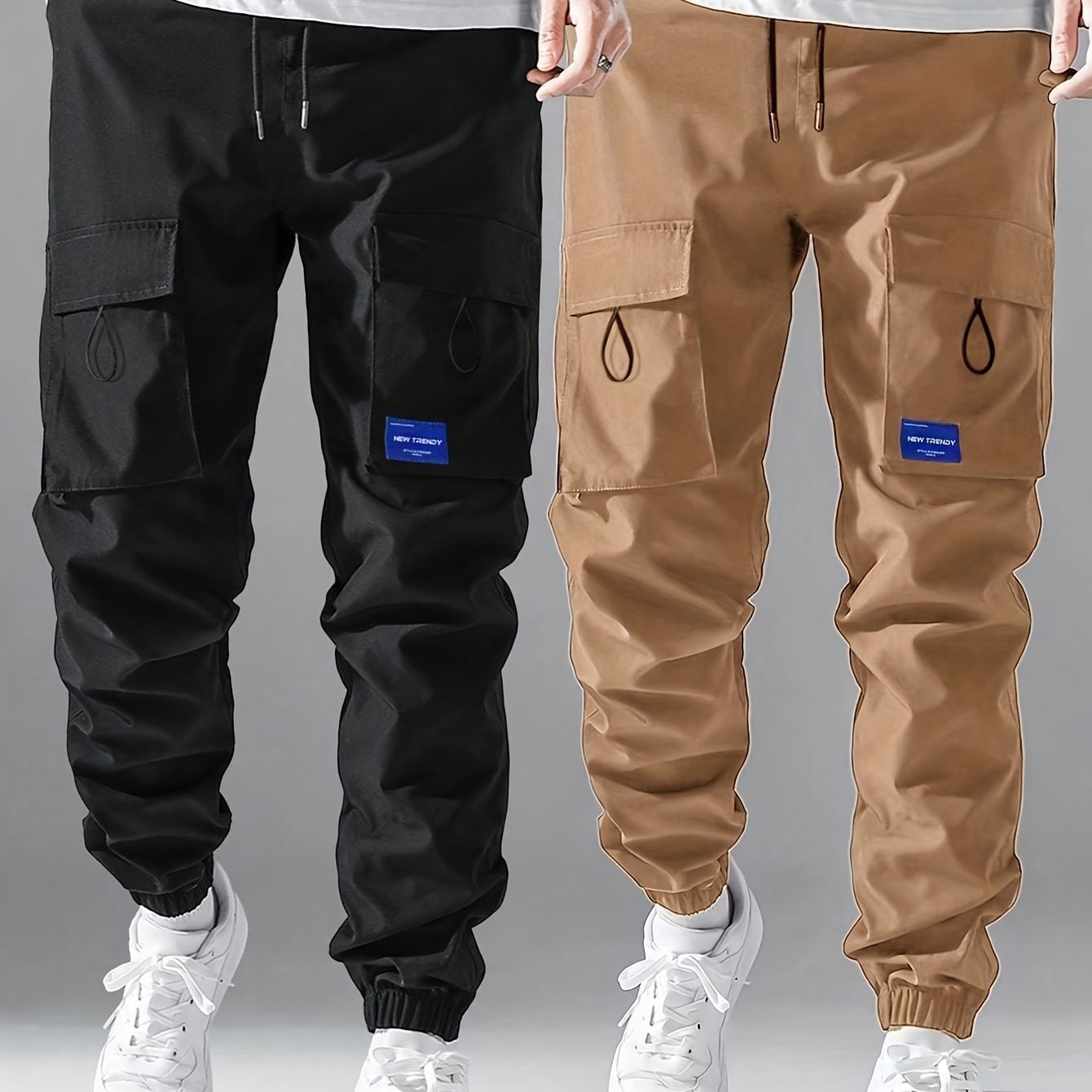 men' work pants two-piece set - Temu