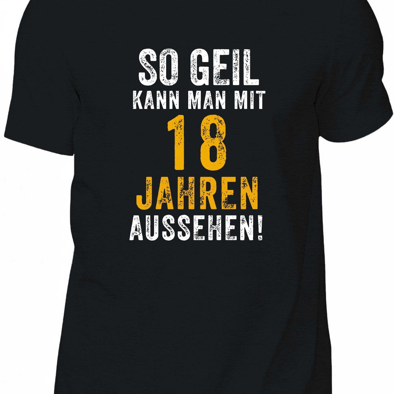 E-shop SO GEIL KANN for Man MIT 18 Herren Kurzarm-T-Shirt Sommer-T-Shirt-Top