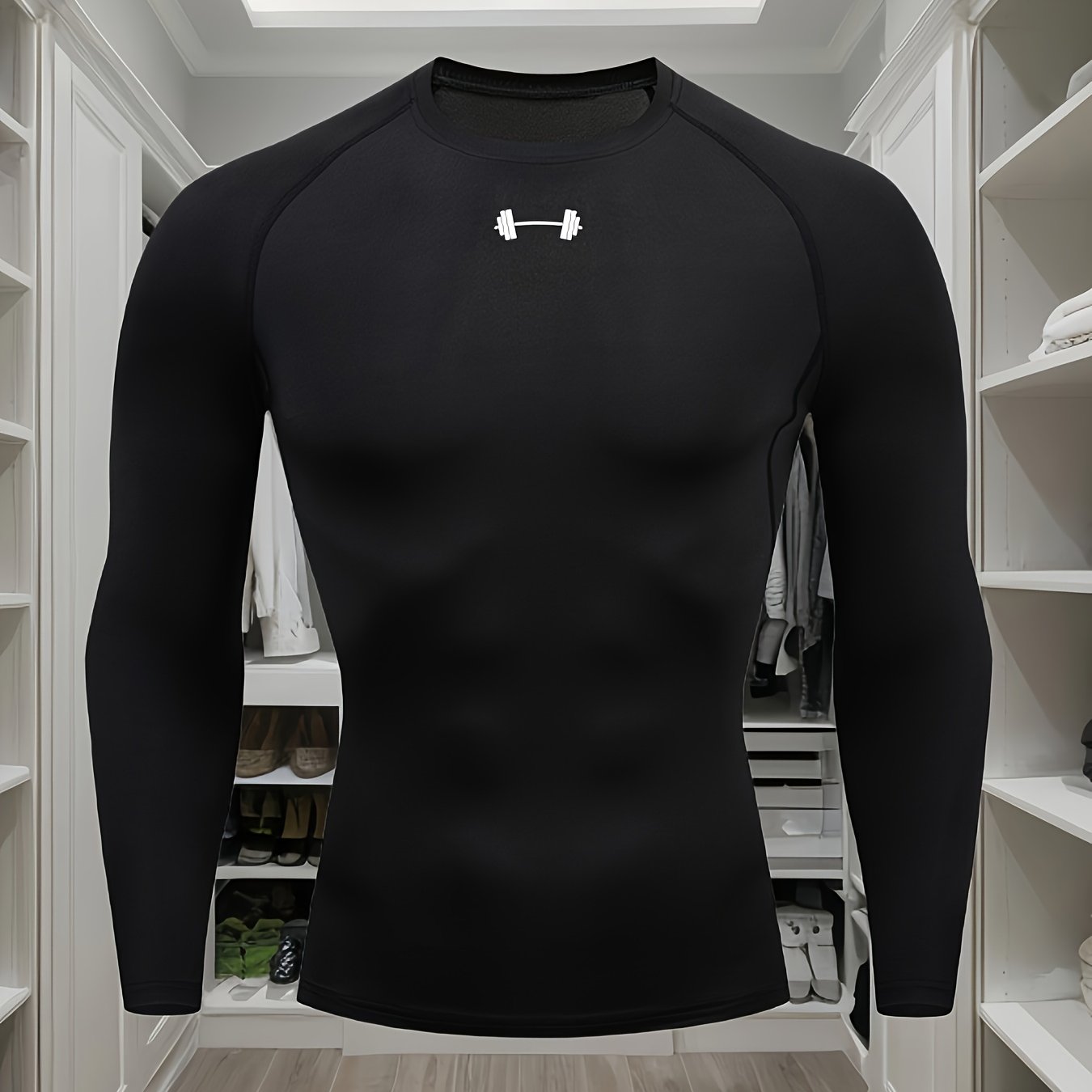 E-shop Herren Basketball und Fußball PRO Fitness T-Shirt für Sport, Laufen, Elastisches, schweißableitendes, schnelltrocknendes, hochelastisches