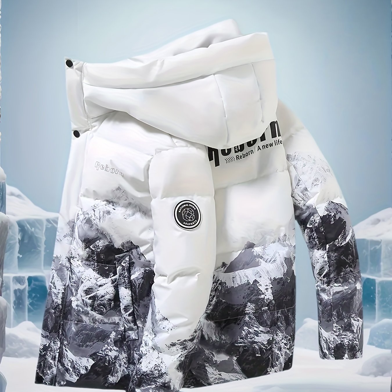 Fashionable And Trendy Thickened Jacket Men's Outdoor Jacket