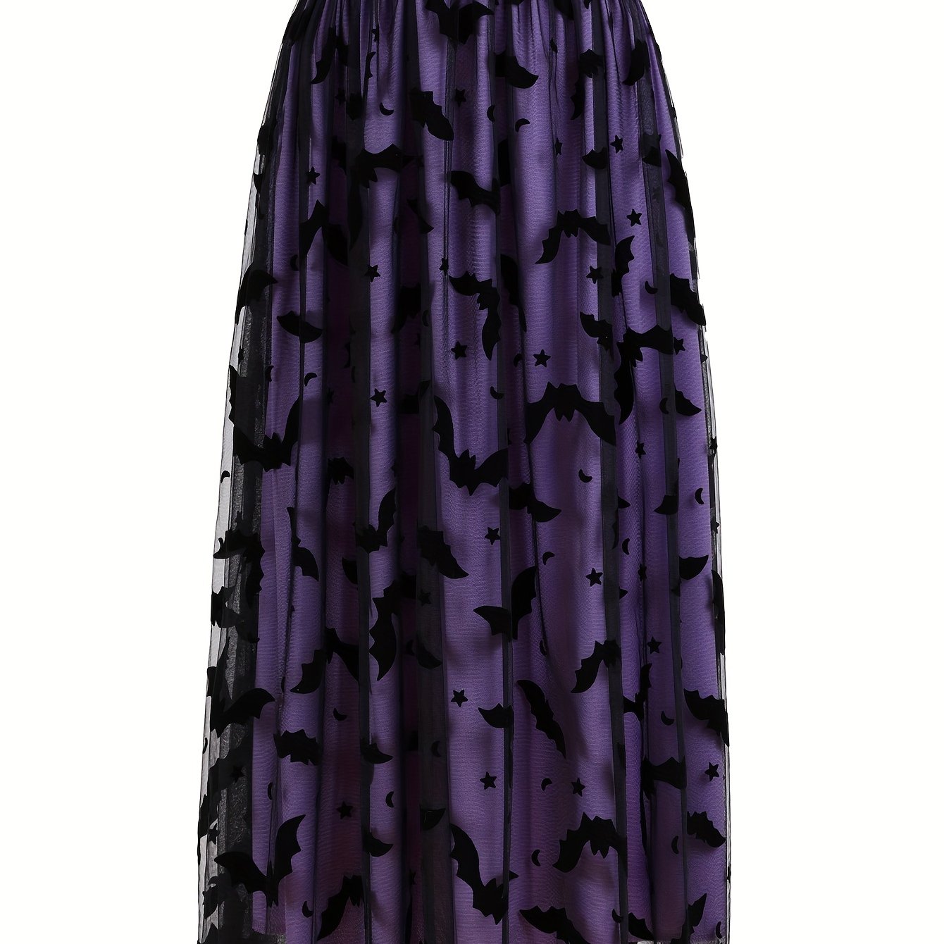 Plus Size - Plus Size - Plus Size Mesh Jacquard Skirt
