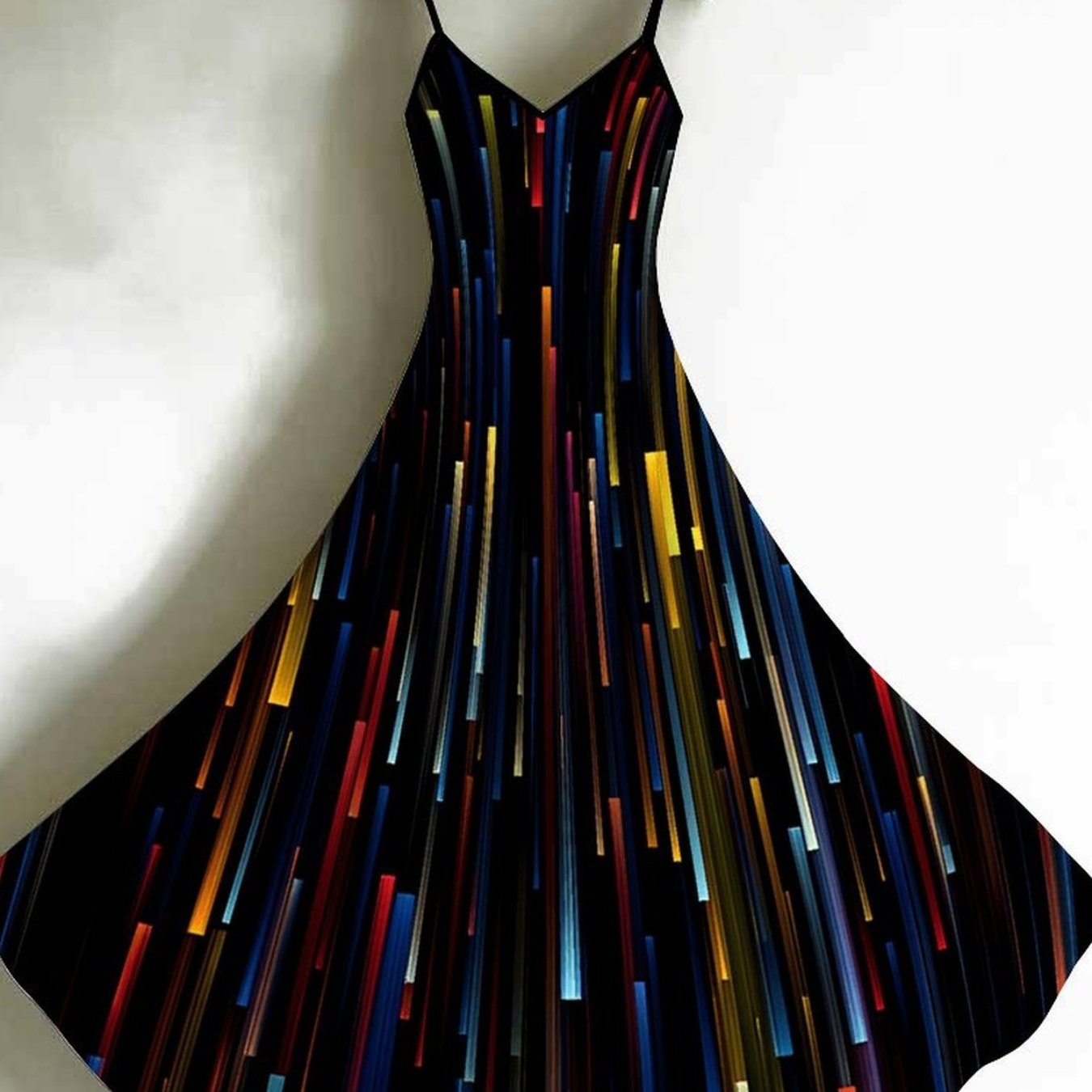Women's Halter-neck Tank Top Dress With Printed Fashionable Patterns. Elegant Women's Dress Suitable For Parties, Casual , And Elegant Resort Wear. Essential Women's And Must-have For Women.