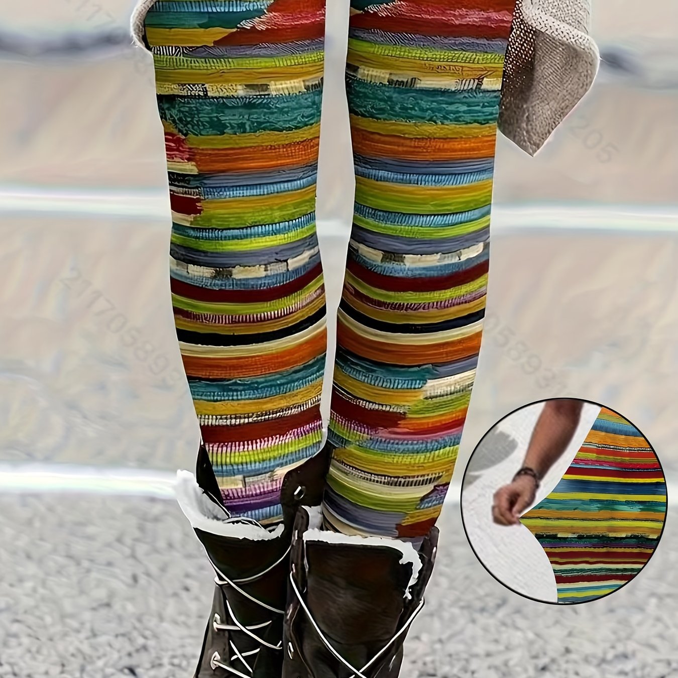 Targeted Development European And Printed Elastic Bottom Pants
