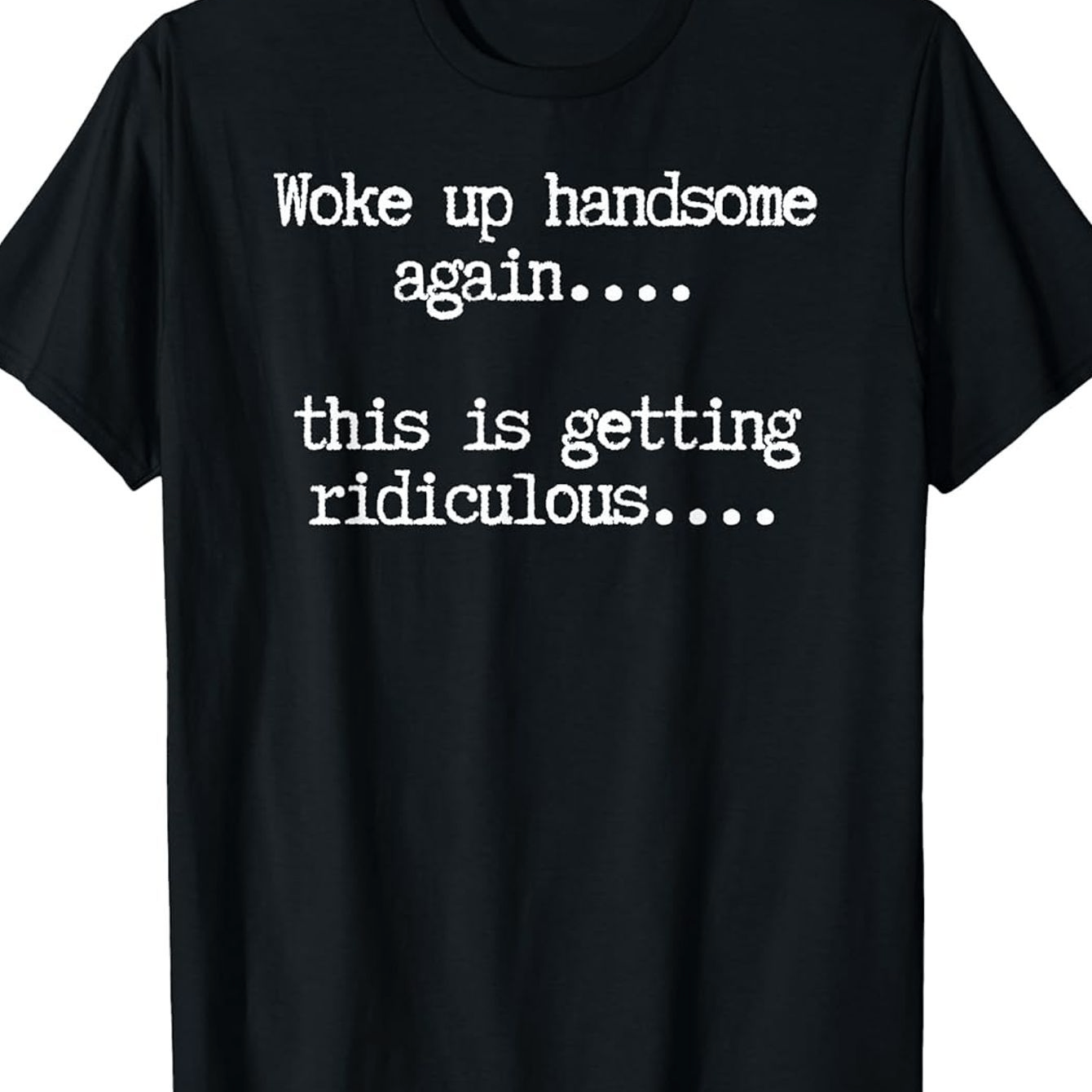 TEMU Men's Fun Satirical "wake Up " Casual Graphic Print T-shirt, Classic Summer Top For Parties And