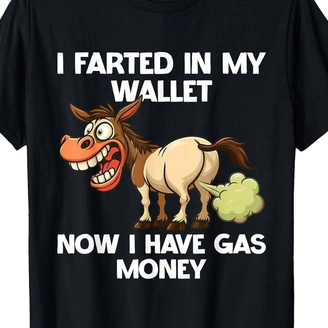TEMU I Farted, Now Has Cash - Sarcastic Humorous Round Neck T-shirt, Fashionable Comfortable Travel Wear, Ideal For Spring Summer Fall And Daily Use,