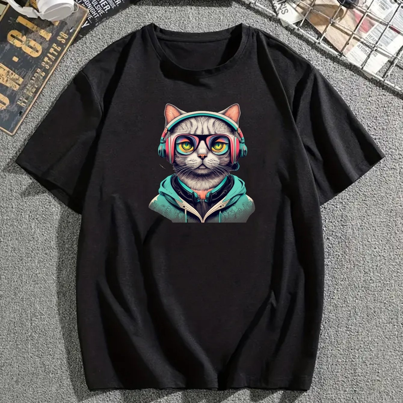 【CPGN STUDIO】HEADING CAT Short Sleeve T-shirt CPGN STUDIO】HEADING CAT Short Sleeve T-shirt (CPGN