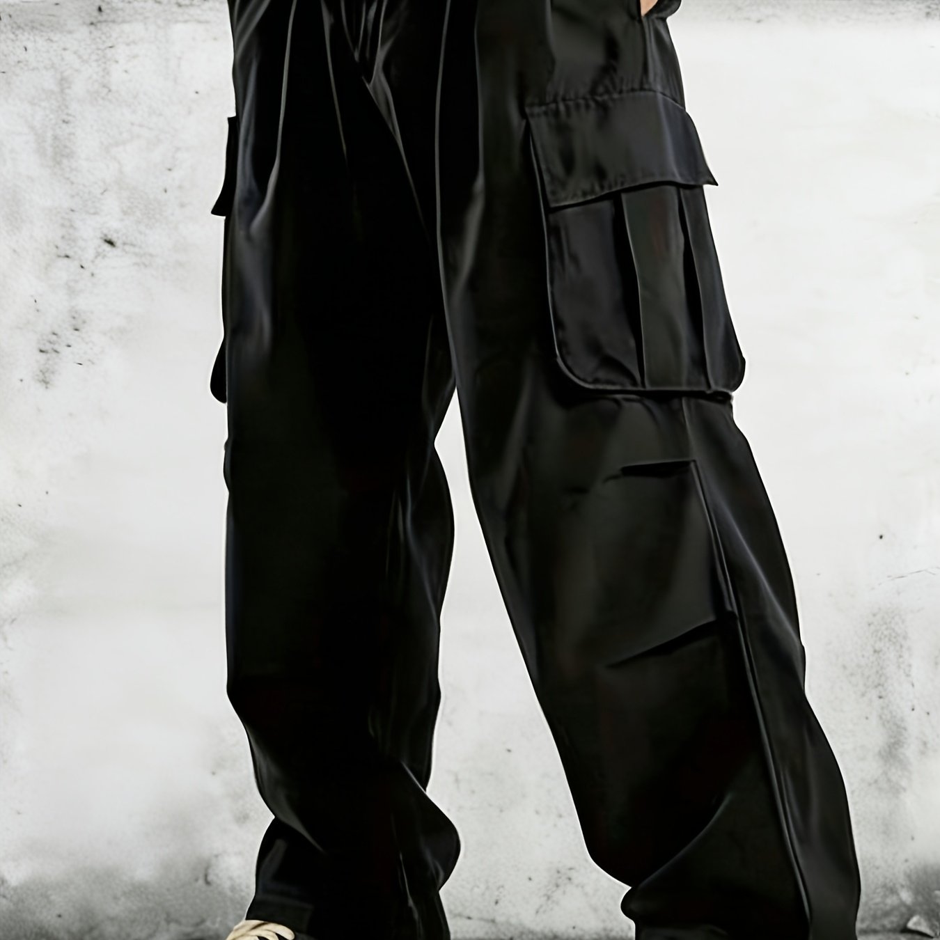 TEMU Spring/summer Men's Cargo Pants, Multi-pocket Casual Trousers, Versatile Long Pants, Work Pants, Outdoor Sports Trousers Suitable For Various