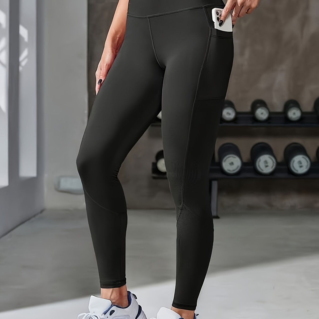 E-shop Neue Damen High-Waist Mid-Stretch Po-Lifting Taillenstrumpfhose, Leggings, leichter Textur, Körperformend, Knöchelhohe Länge, bequem und