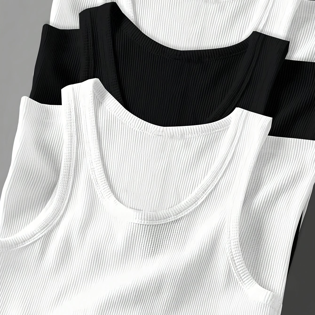 TEMU Men' Color Vests 3pcs Set, Lightweight Summer Vest For Men