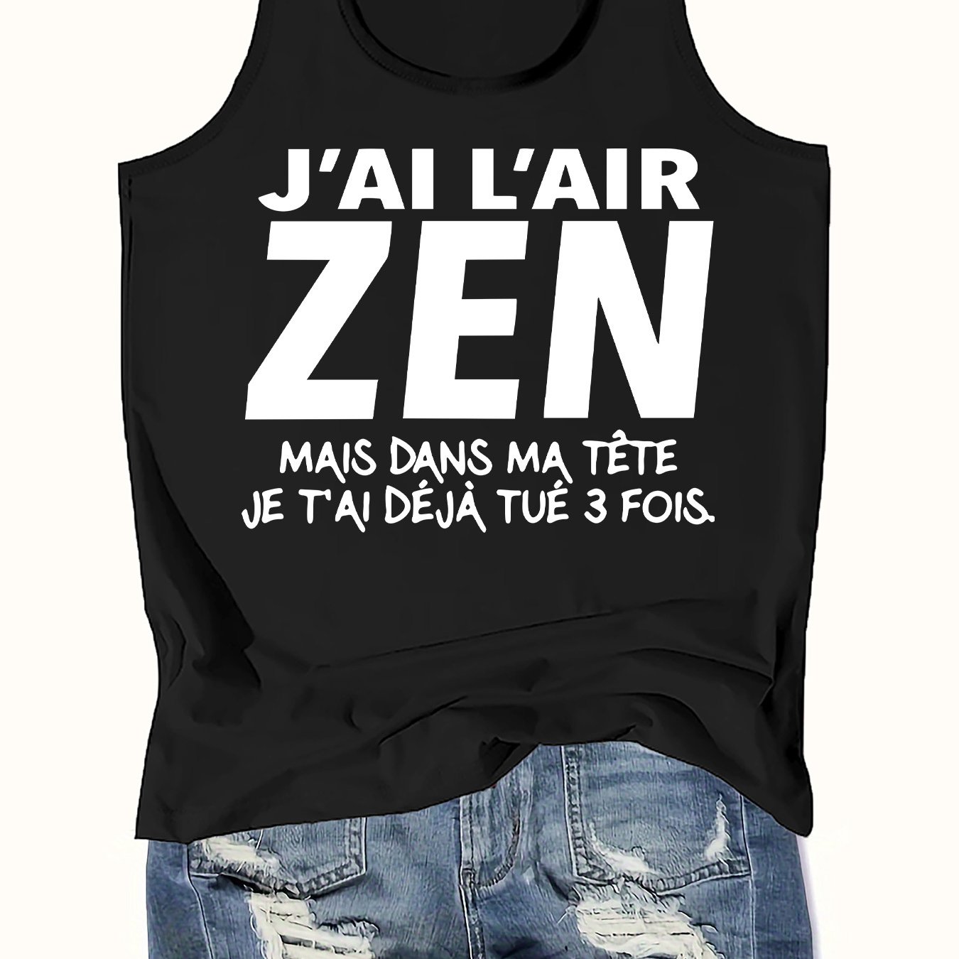 TEMU Débardeur à Imprimé , Haut Décontracté Manches pour l'Été et , Vêtements pour Femme