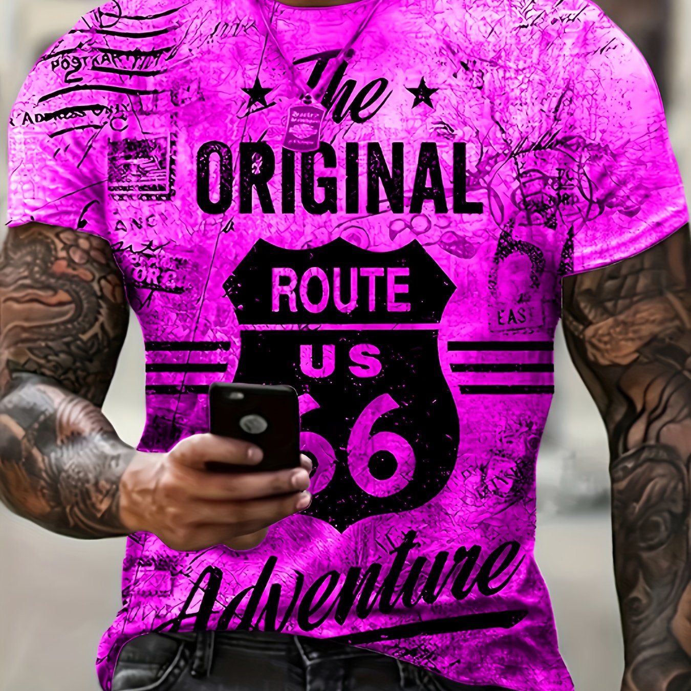Men's Summer Creative Print T-shirt