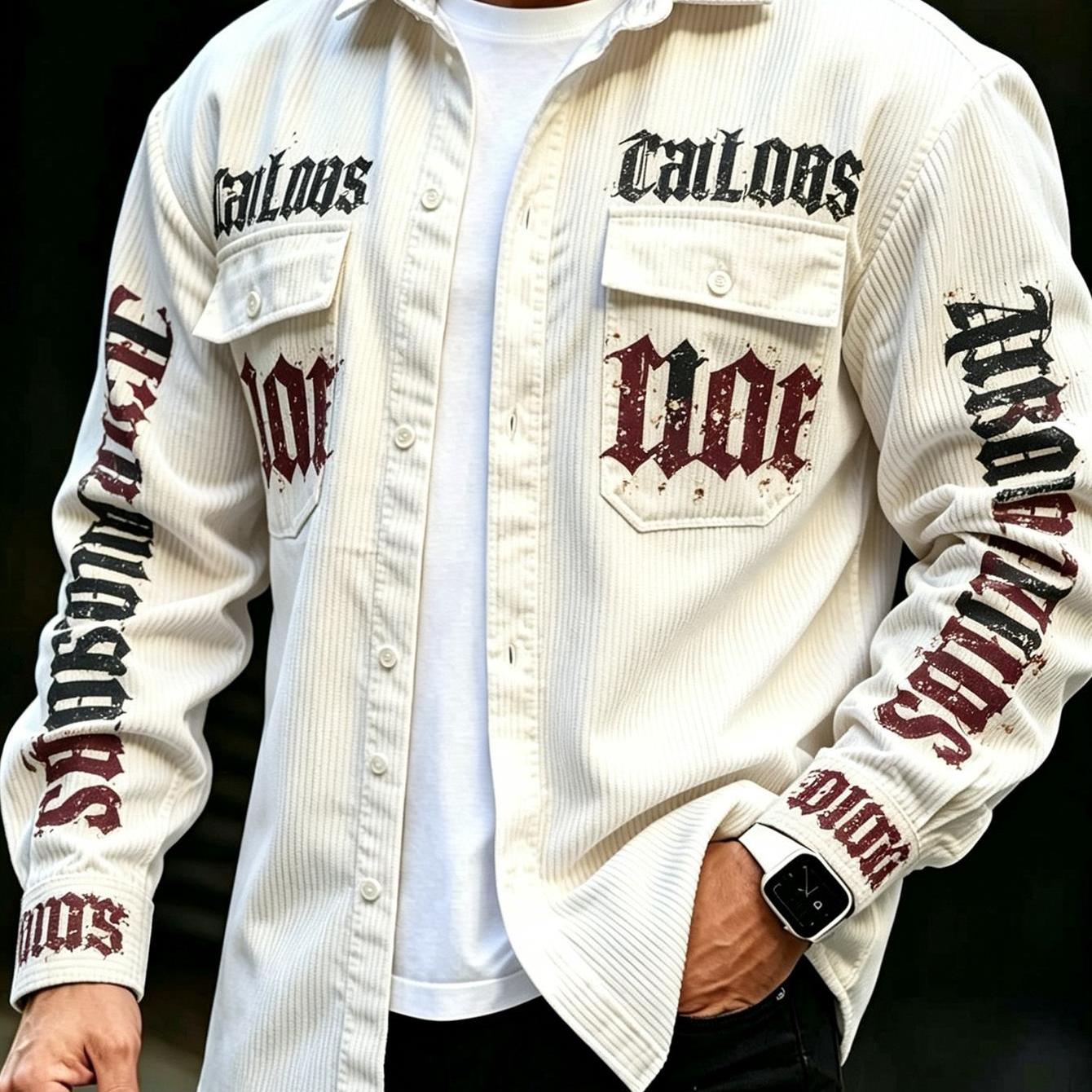 Image of Mens Jacket With Non-embroidered Design, Made Of Skin-friendly And Comfortable Fabric Casual And Versatile Style, Suitable For Camping, Outdoor Activities, , And More A Top For A Gift