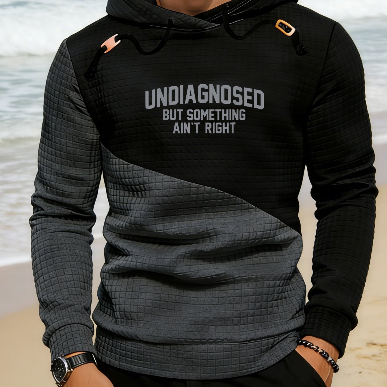 TEMU Spring/summer Men's Fashion Hoodie Outdoor Sports Gift For Boyfriend Striped Pattern Fashion Sweatshirt Casual Pullover