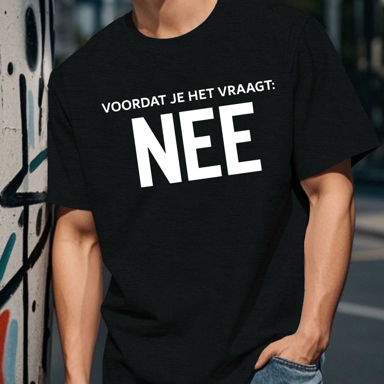 TEMU Men's T-shirt Fun Dutch Style Men's Short Sleeve T-shirt Summer Top Summer Short Sleeve T-shirt Top, Comfortable Breathable Loose, Daily Casual,