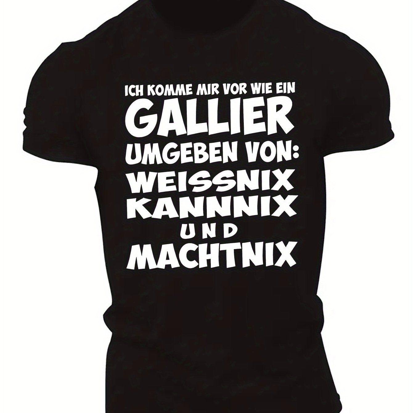 TEMU Gallier Men's Summer Short Sleeve T-shirt