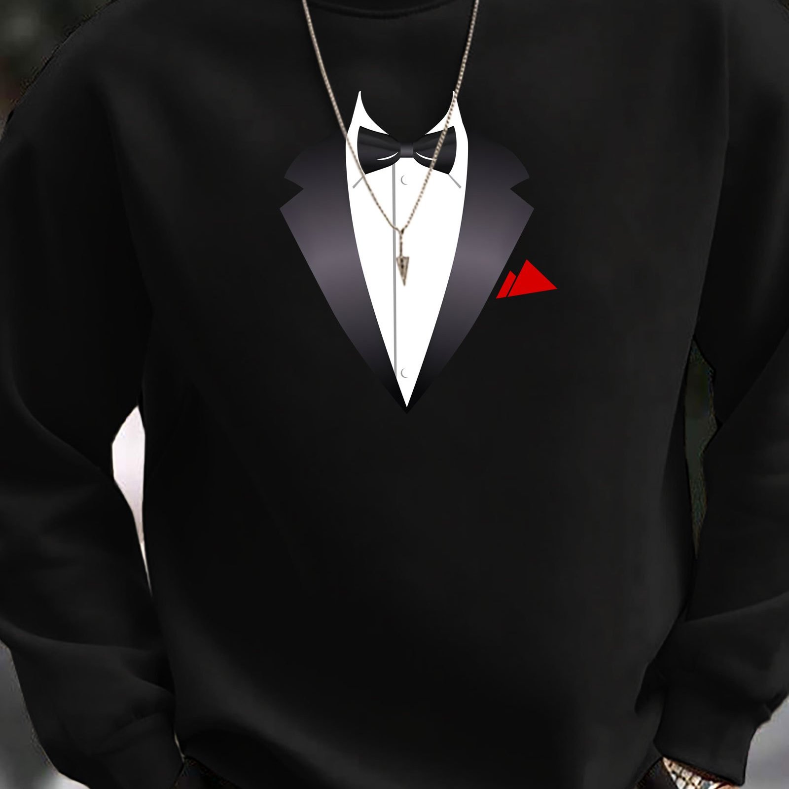 TEMU Men's Fashion Crew Neck Sweatshirt