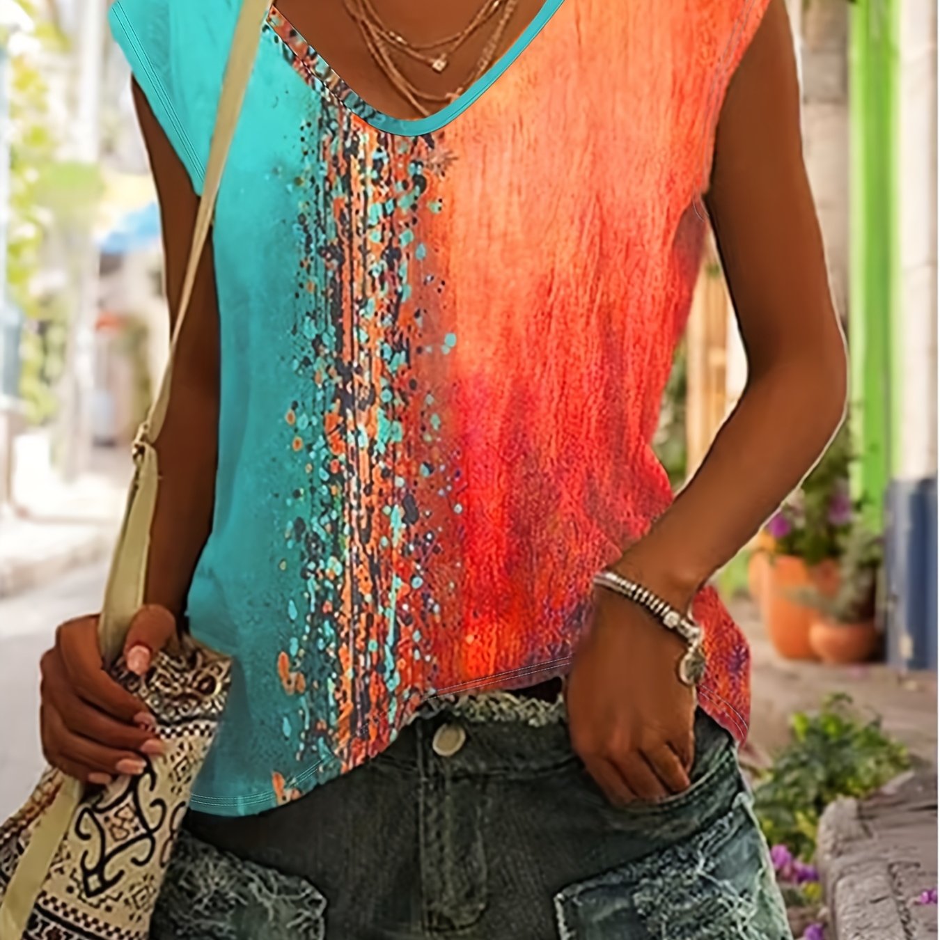 Women's Casual Printed Versatile T-shirt