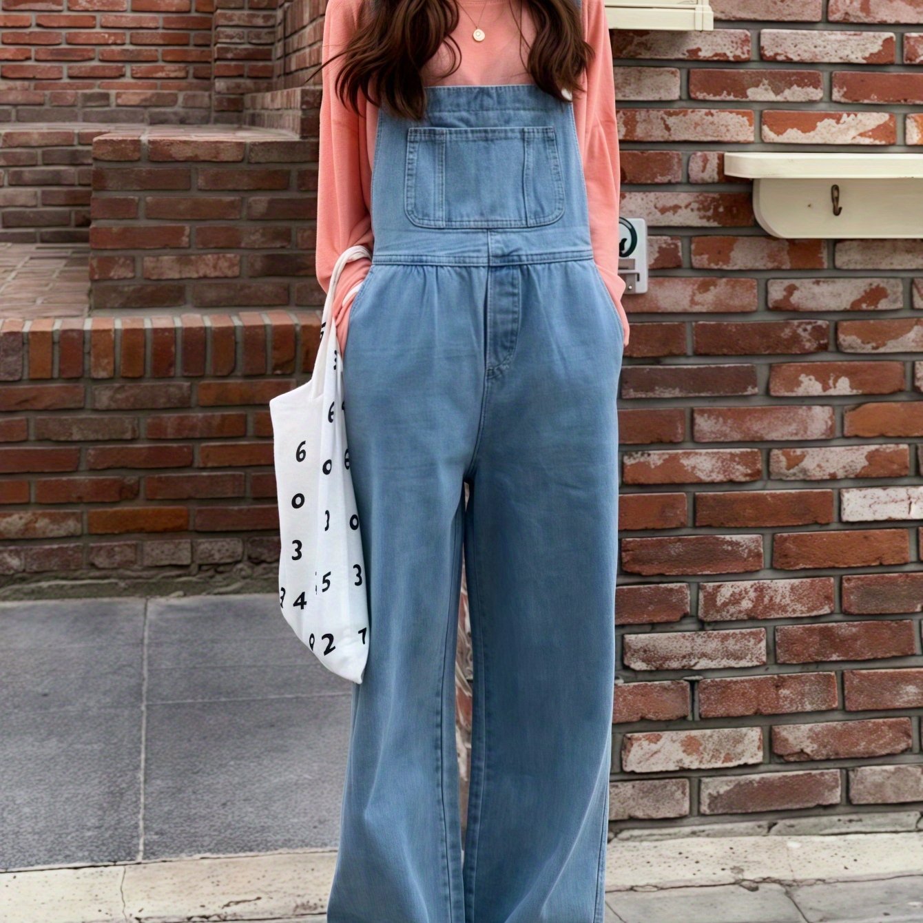 TEMU Ladies Denim Overalls, Denim, Rompers, Casual, Cute, Going Out, Gifts, Denim Overalls, Ladies