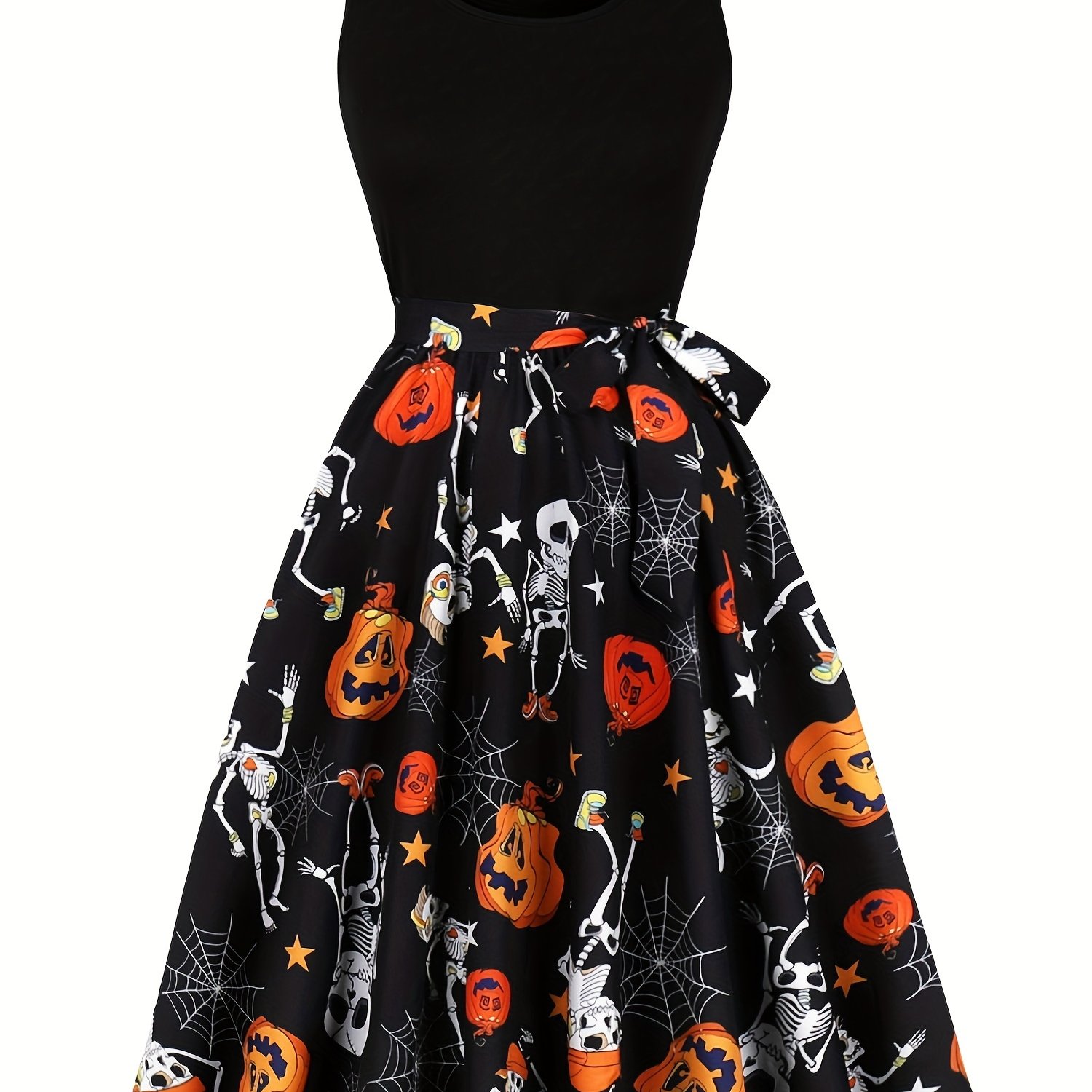Image of Halloween Print Dress