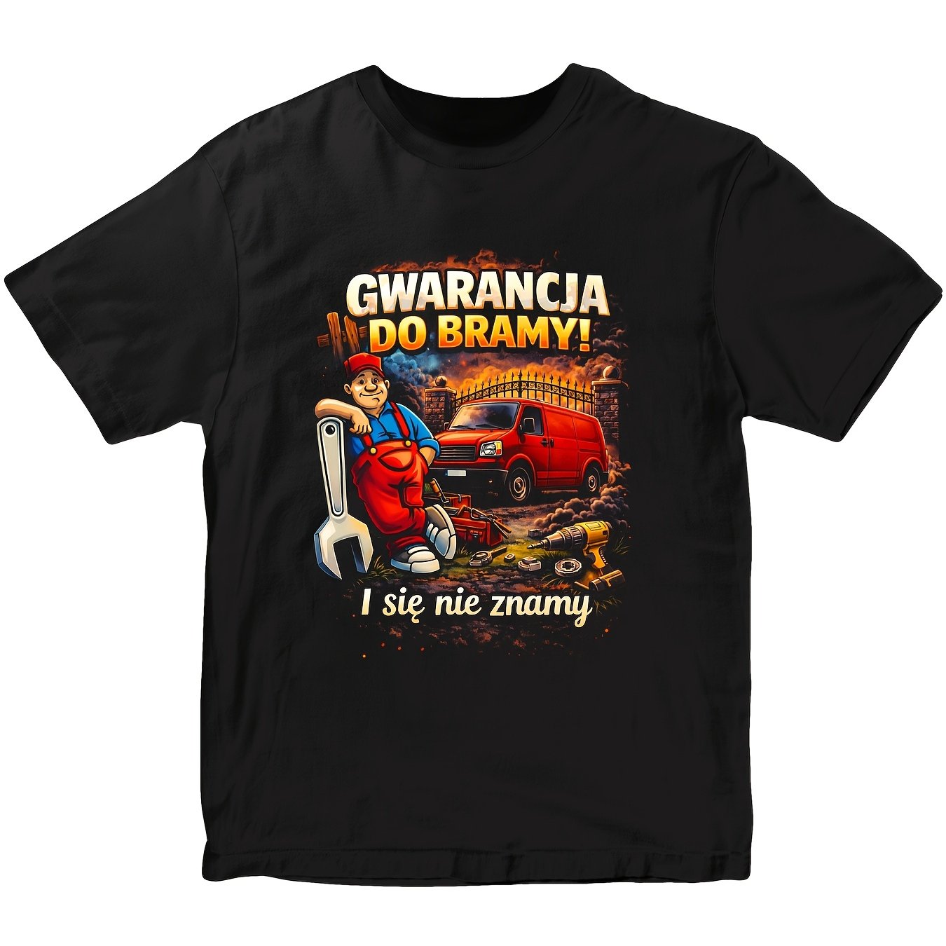Guarantee To And We Don't - A Mechanic's T-shirt, Size S-xxxl - A Funny Men's T-shirt With A Print, Perfect For Mechanic And Motorization Fan A Great Gift Idea For Birthdays