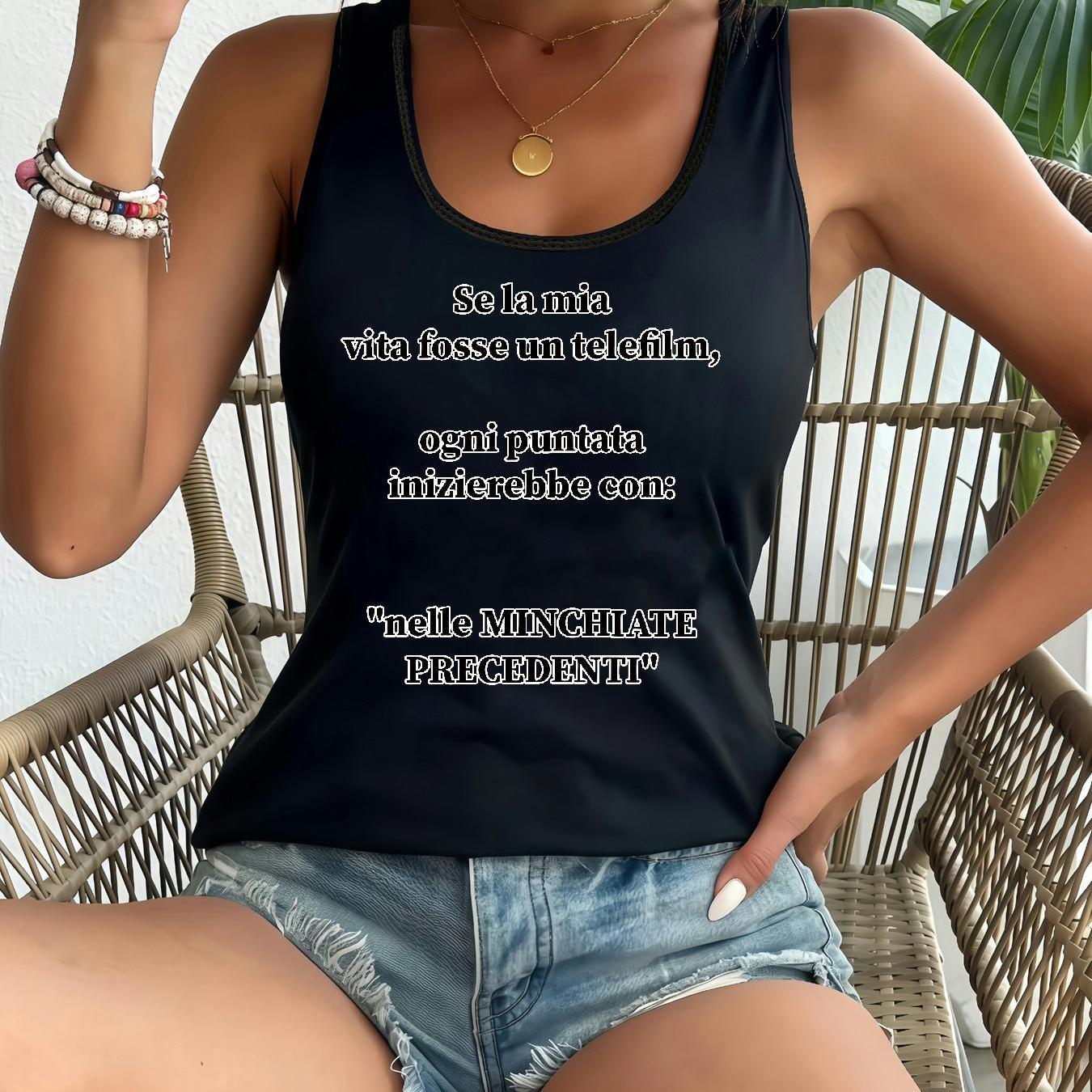 TEMU Lh260122 (20) Vests, Soft Lightweight Summer T-shirt, Women's Vests Vest Standard Size Codes B3