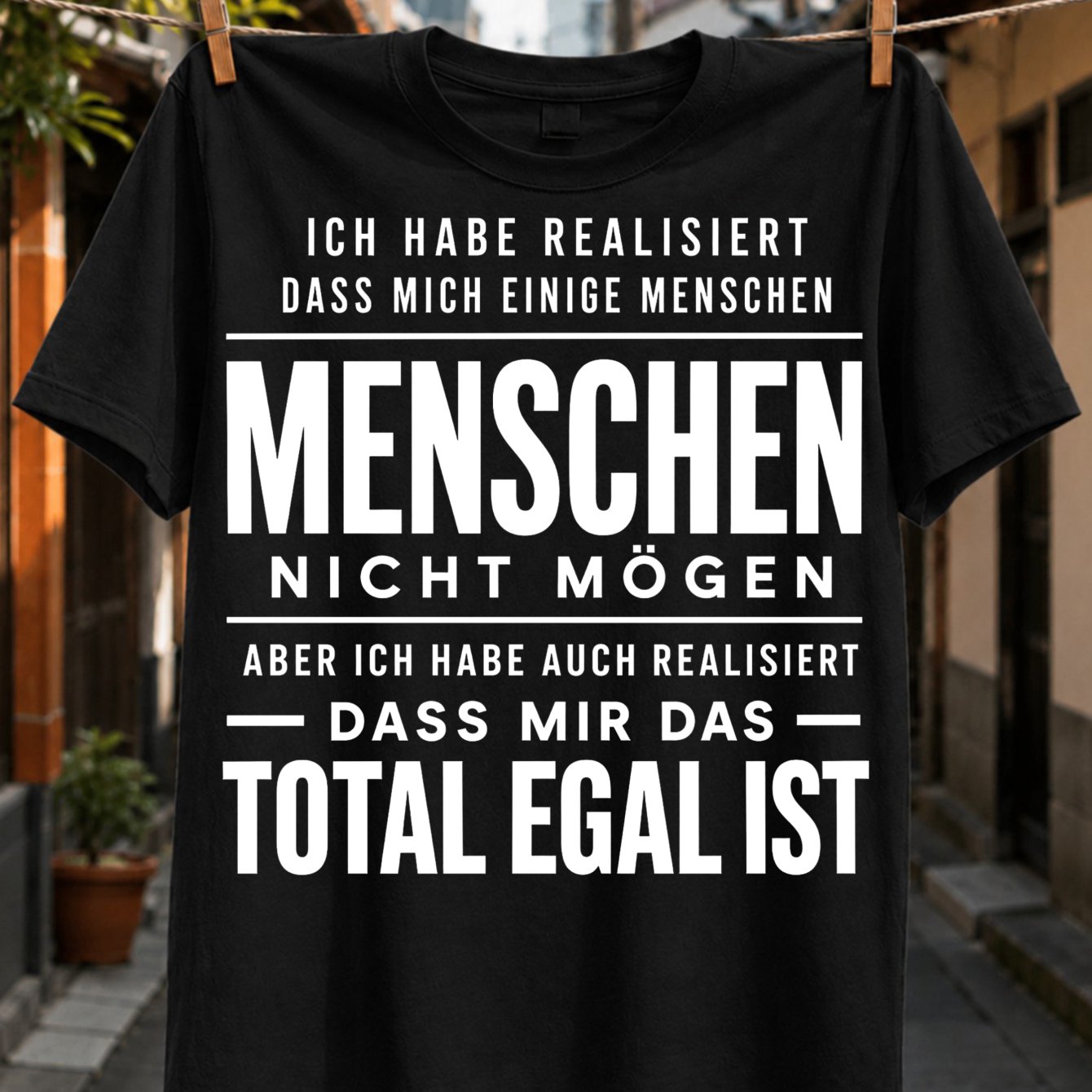 Image of The German Message About Are Disliked And Not In Stacked Unisex All T-shirt