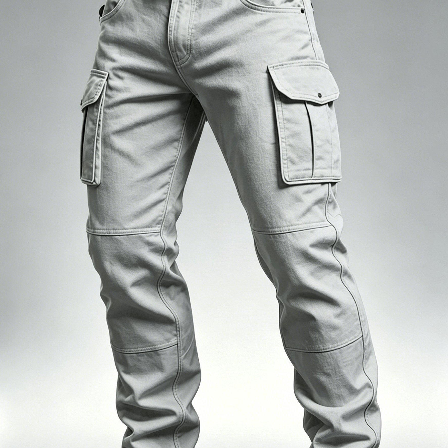 Men's Cargo Overalls In Multiple Colors, Casual Straight-leg Tactical Overalls With Multiple Pockets, -style Loose-fit Long Trousers For Outdoor And Daily Wear