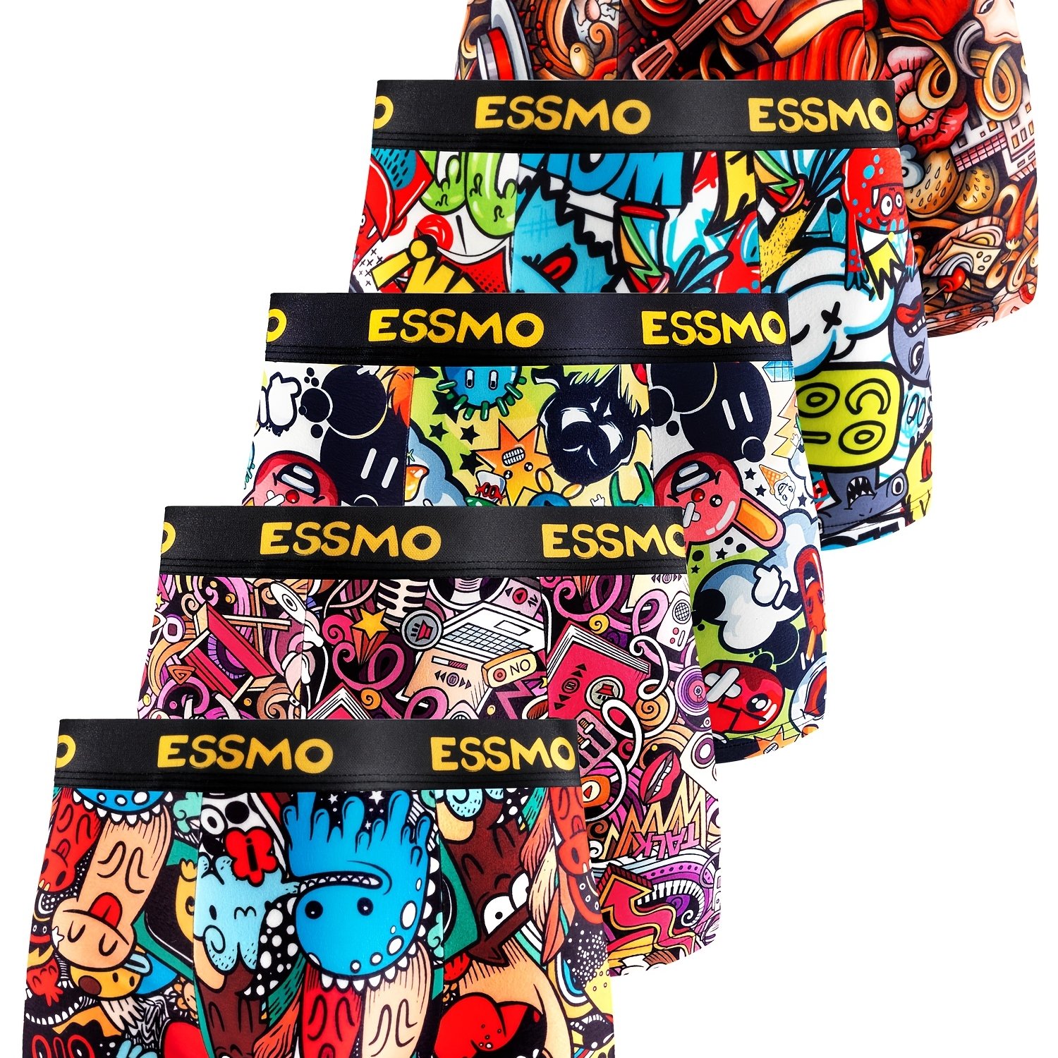 TEMU 5pcs Men's Briefs