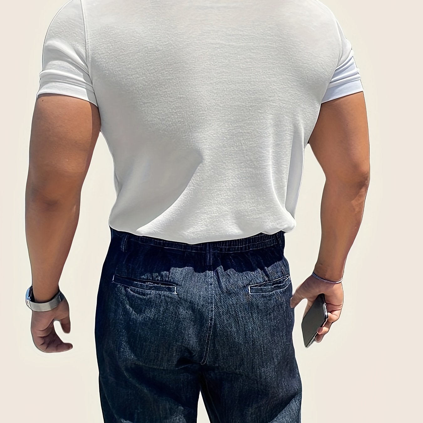 Men's Athletic V-neck T-shirt - Breathable, Slim Fit, Solid Color, Polyester, Machine Washable For Running And Training, Short Sleeve, Outdoor